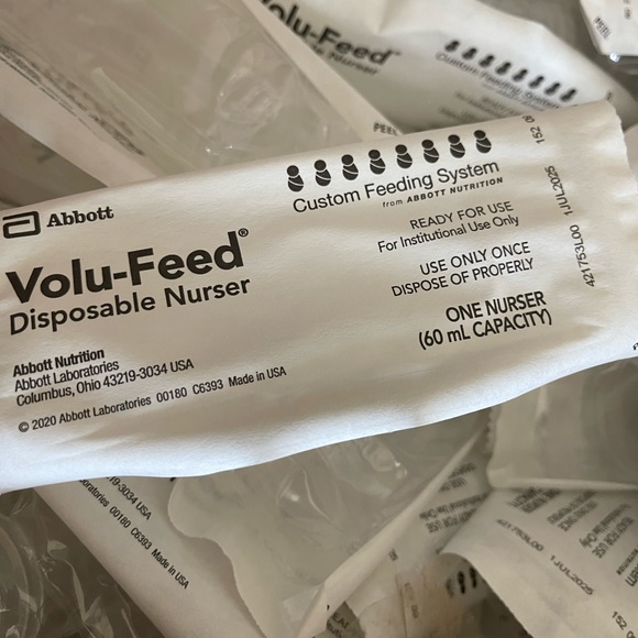 25 Abbott custom feeding system volu-feed disposable nurser 60ml - Picture 2 of 3